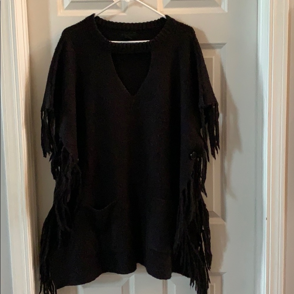 Steve Madden | Fringe Poncho